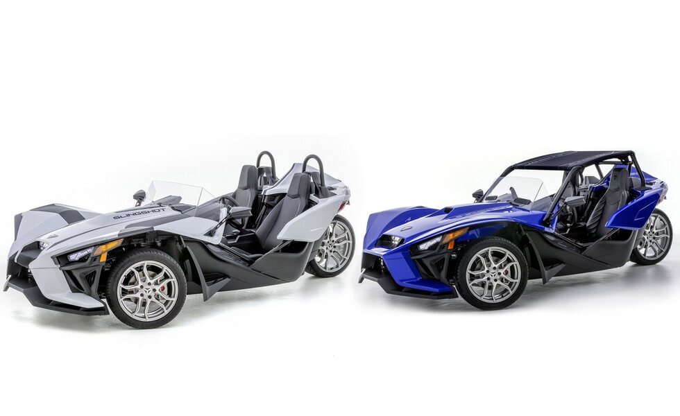 Polaris Slingshot. Este divertido triciclo se pone en forma Motor 16