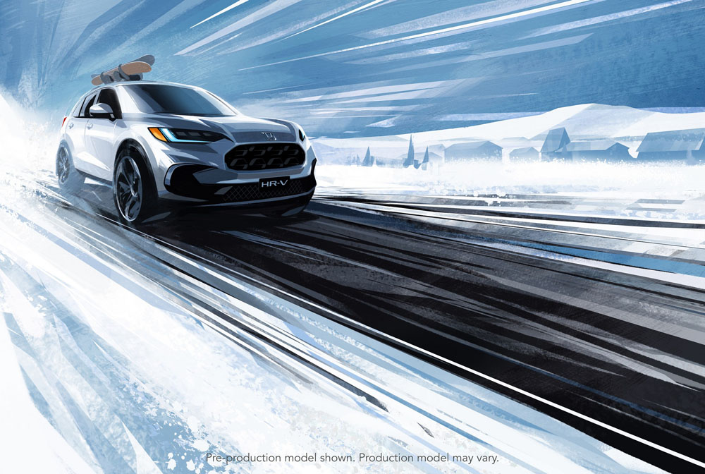 Honda HR-V. El americano ya tiene fecha de presentación 1 Motor16 2022 Honda HR-V boceto