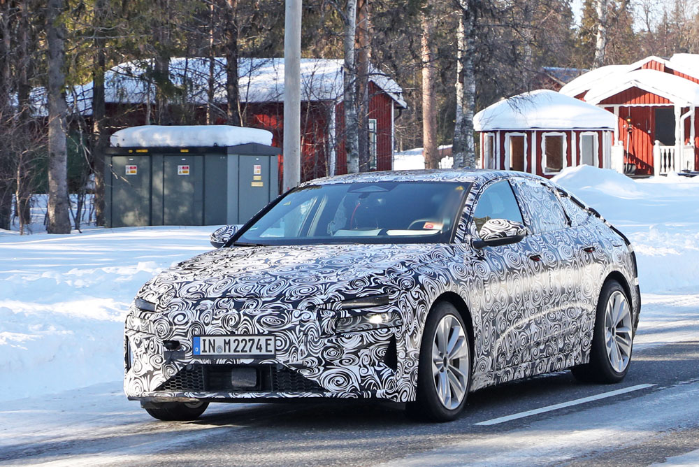 Audi A6 e-tron espias