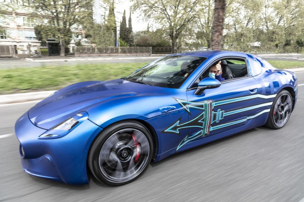 El Maserati GranTurismo Folgore se deja ver en Roma 1 Motor16 Nuevo Maserati GranTurismo Folgore