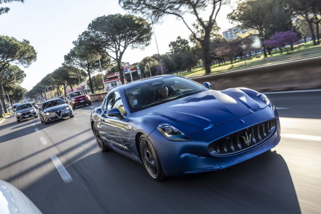 El Maserati GranTurismo Folgore se deja ver en Roma 2 Motor16 Nuevo Maserati GranTurismo Folgore