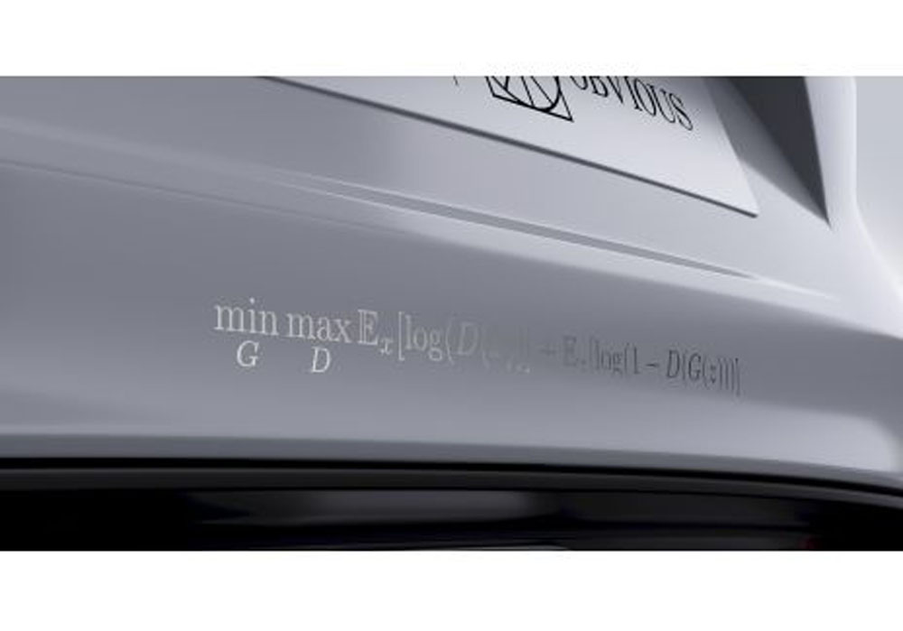 Junto al colectivo Obvious este Alpine A110 se convierte en pieza de arte 2 Motor16 2022 Alpine A110 Sastruga detalle