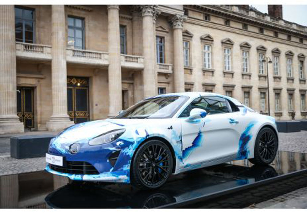 Junto al colectivo Obvious este Alpine A110 se convierte en pieza de arte 13 Motor16 2022 Alpine A110 Obvious 4 Motor16