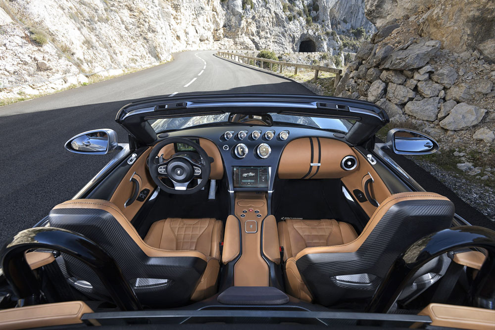 Wiesmann Project Thunderball. Belleza clásica con alma eléctrica 71 Motor16 2022 Wiesmann Project Thunderball. Interior.