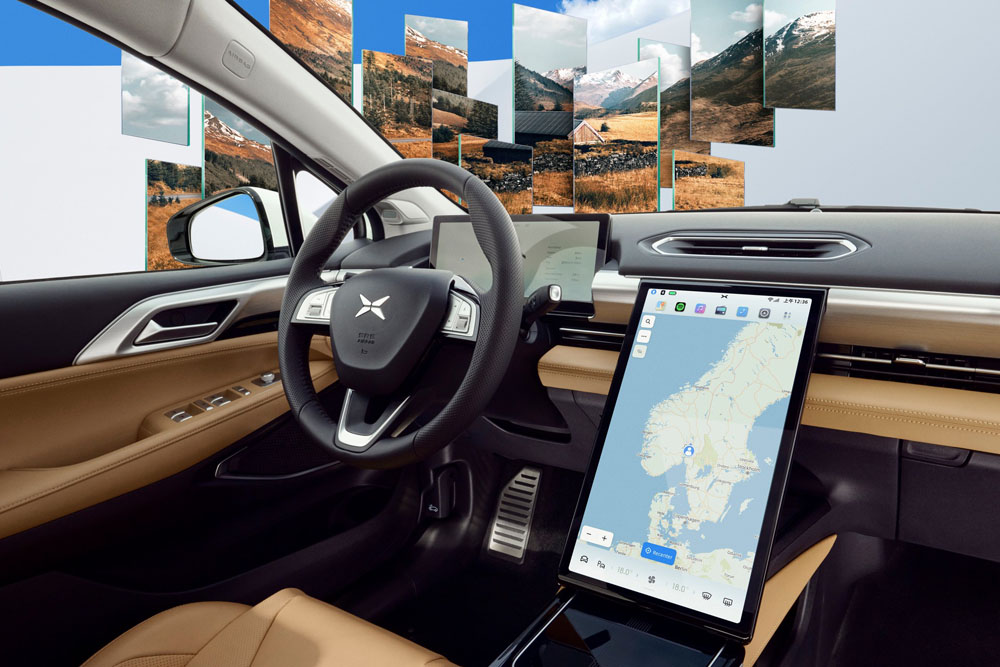 2022 Xpeng P5. Interior.