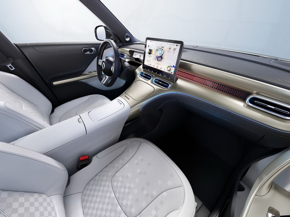 2022 Smart #1. Interior.