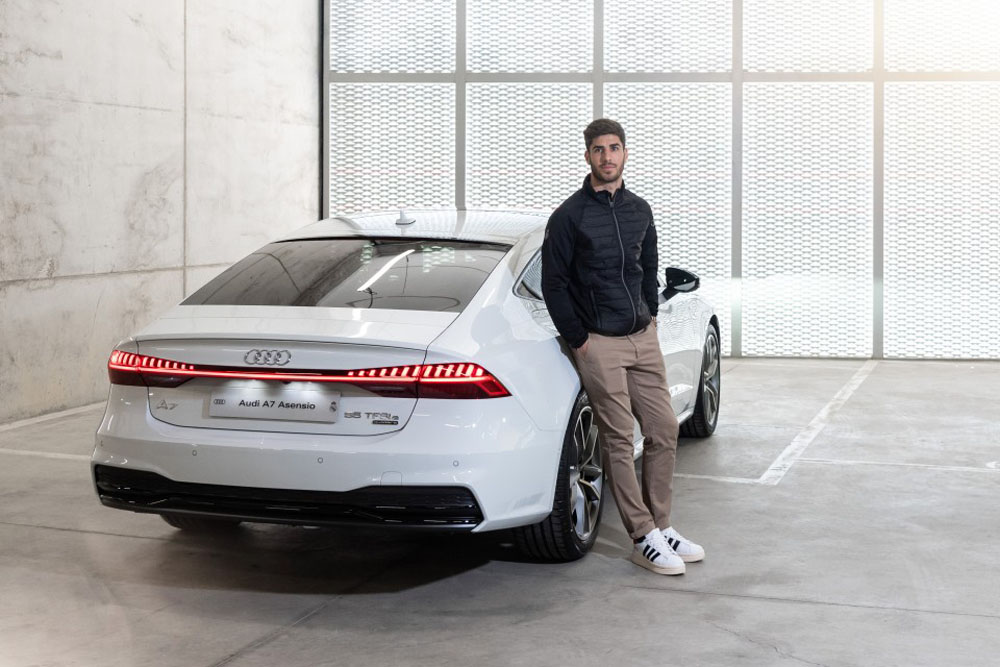 El Real Madrid gana la Liga: estos son los Audi que conducen sus jugadores 8 Motor16 Asensio tiene un Audi A7 Sportback TFSIe.