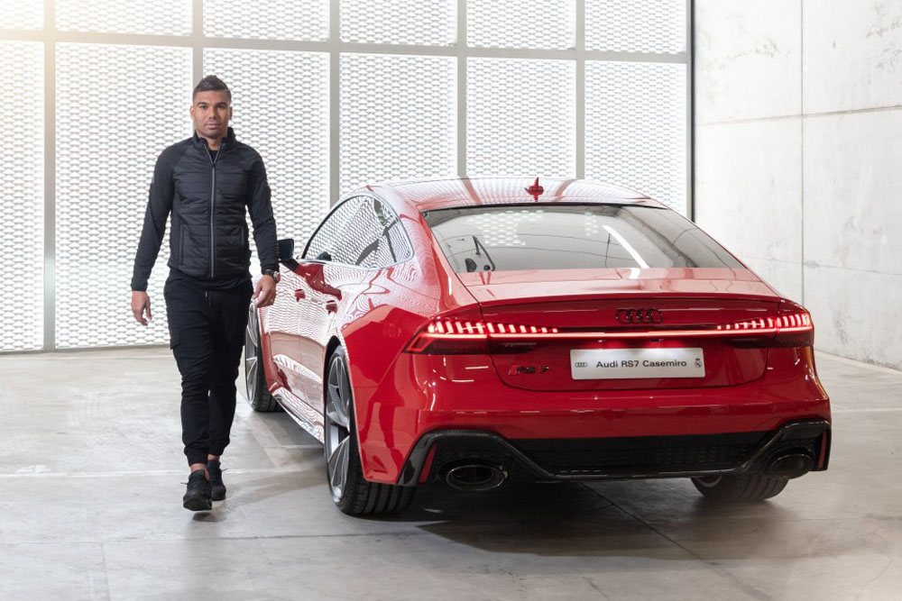 El Real Madrid gana la Liga: estos son los Audi que conducen sus jugadores 1 Motor16 Casemiro tiene un RS 7 Sportback.
