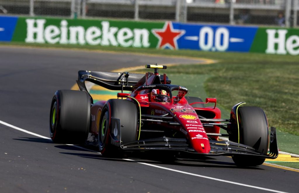 El monoplaza de 2022 de Carlos Sainz en Ferrari