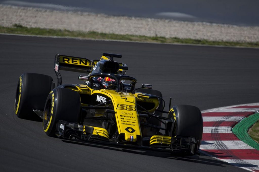 Uno de los monoplazas de Carlos Sainz en Renault