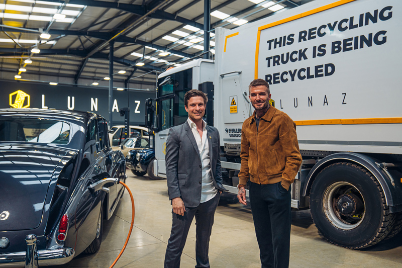 David Beckham es accionista de Lunaz.