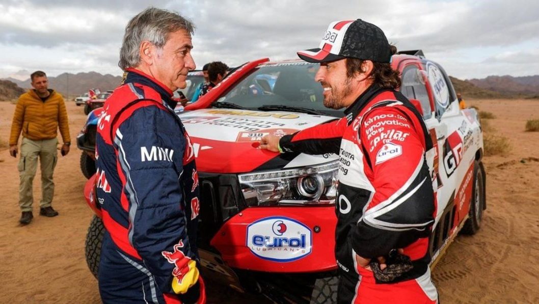 fernando alonso en el dakar