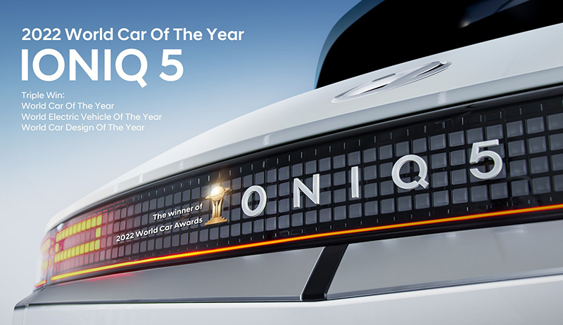 El Hyundai IONIQ 5 acapara premios en tres categorías.