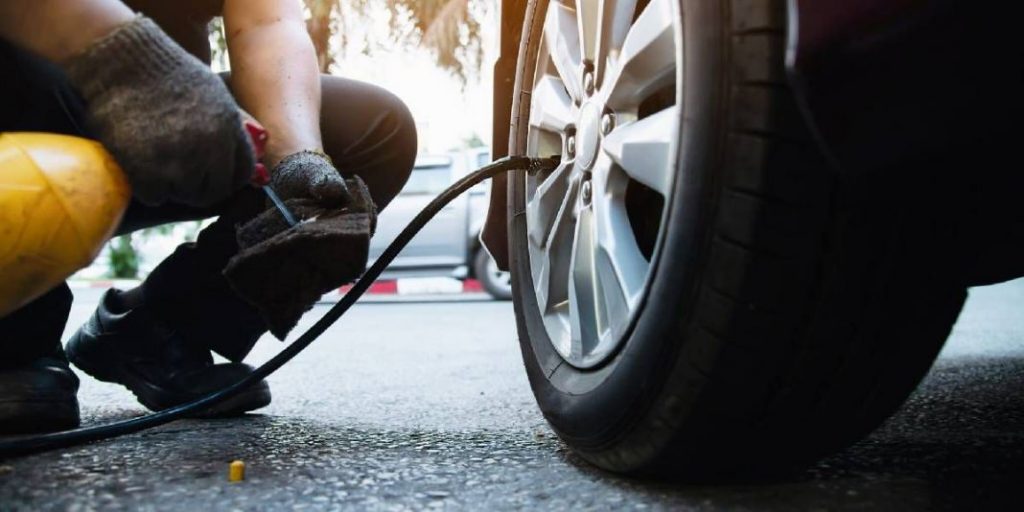 Incorrecta presión de las llantas