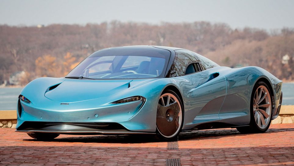 2021 McLaren Speedtail subasta Mecum