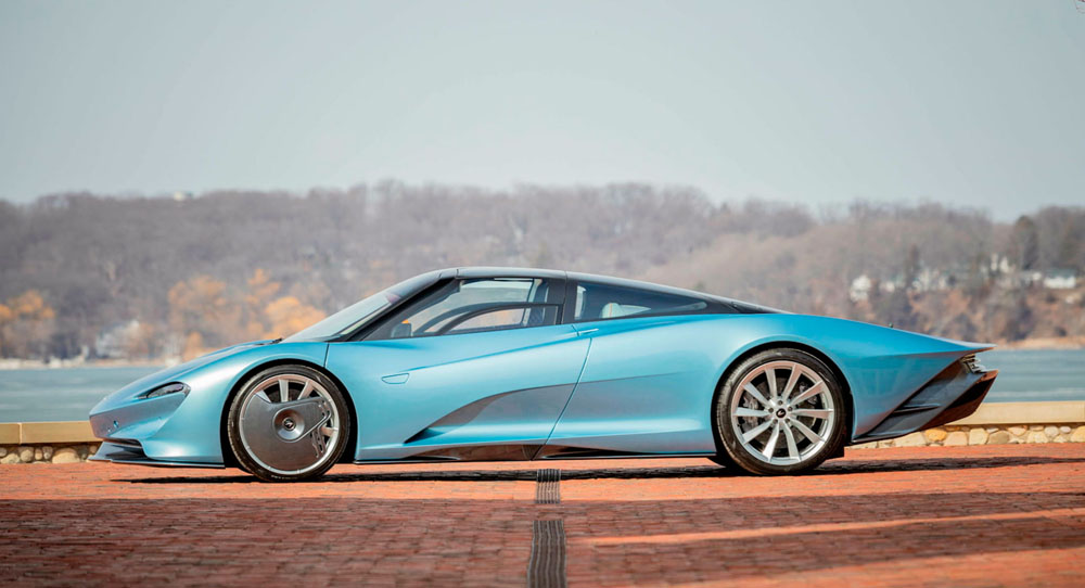 Este McLaren Speedtail costará el doble que cuando salió de fábrica 2 Motor16 2021 McLaren Speedtail subasta Mecum 2022. Imagen perfil.
