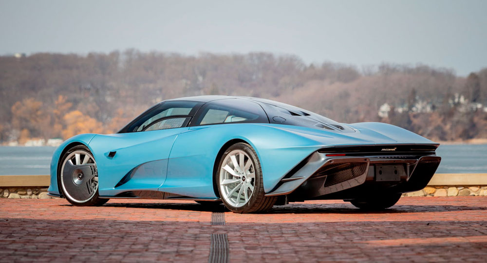Este McLaren Speedtail costará el doble que cuando salió de fábrica 1 Motor16 2021 McLaren Speedtail subasta Mecum 2022