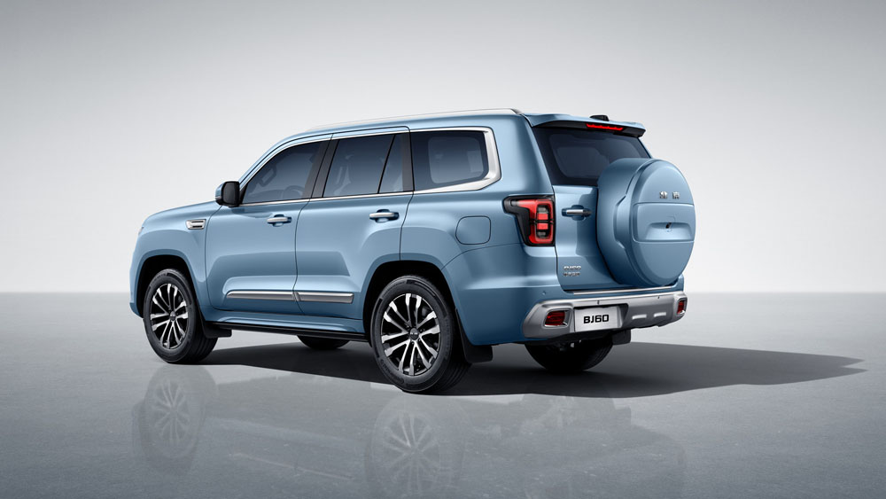 BAIC BJ60: lo que sucede cuando chocan un Wrangler y un Land Cruiser 3 Motor16 BAIC BJ60. Imagen estática trasera.