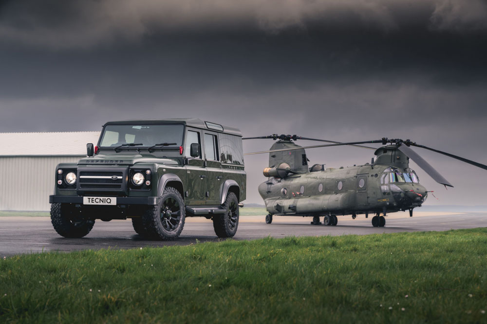 El mítico helicóptero Chinook inspira para crear este Land Rover Defender 5 Motor16 2022 Land Rover Defender Chinook 2 1 Motor16
