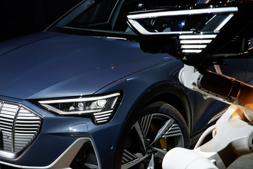 Detalle faro Audi e-tron