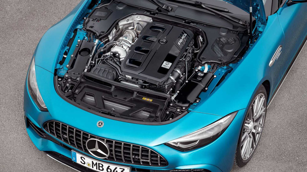 Mercedes-AMG SL 43. Imagen motor.