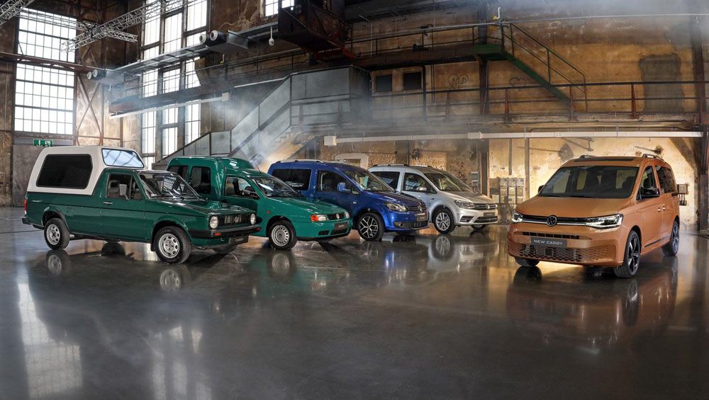 Volkswagen Caddy. Todas generaciones.