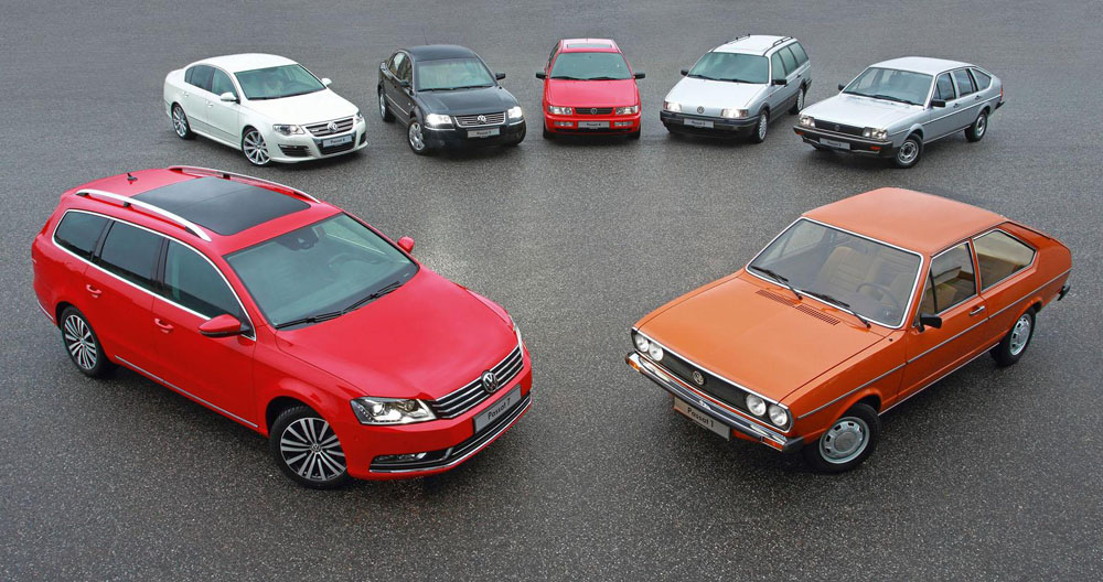Volkswagen Passa. Imagen generaciones.