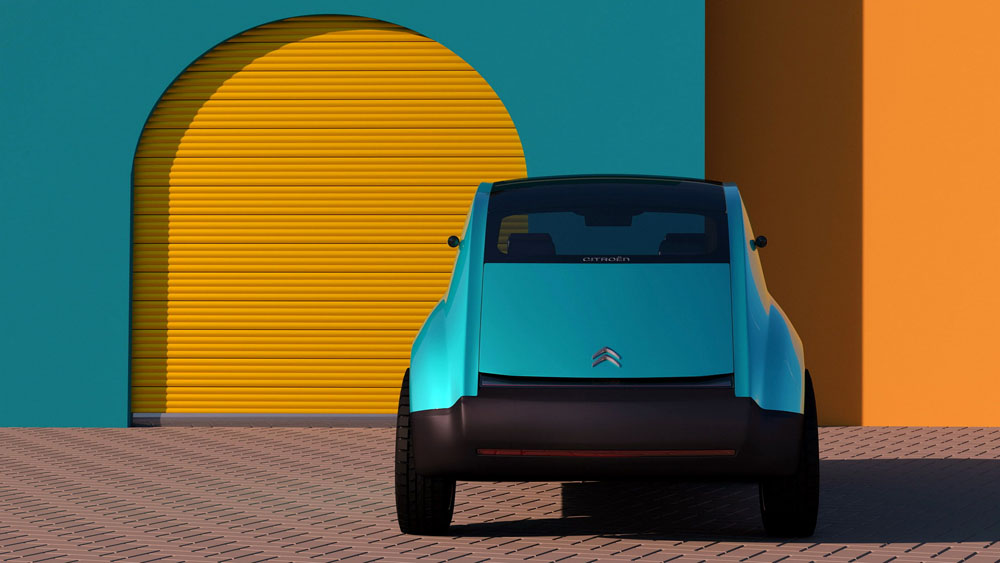 El Citroën 2CV eléctrico causaría sensación… pero parece que solo será un sueño 5 Motor16 Citroen 2CV EV by Dejan Hristov 14 Motor16