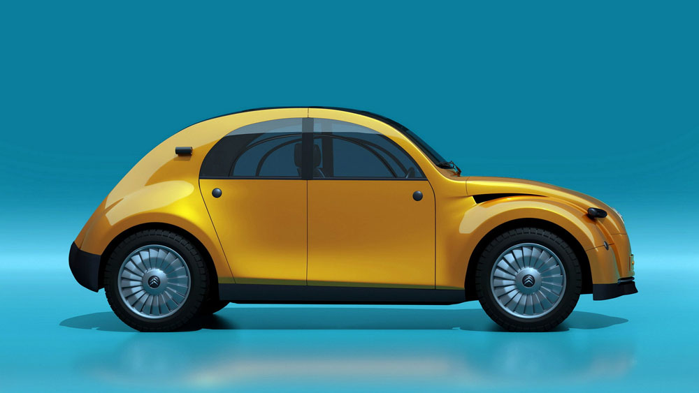 El Citroën 2CV eléctrico causaría sensación… pero parece que solo será un sueño 2 Motor16 Citroen 2CV EV by Dejan Hristov 5 Motor16