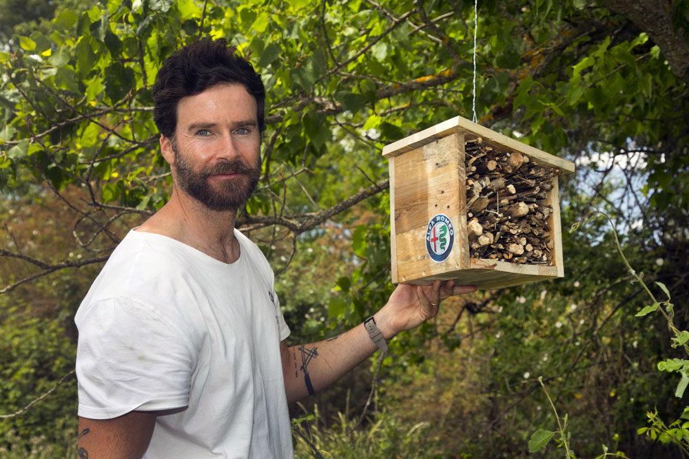 La novedad más sostenible de Alfa Romeo no es un coche 2 Motor16 Uno de los pallets terminados para iniciar la polinización.