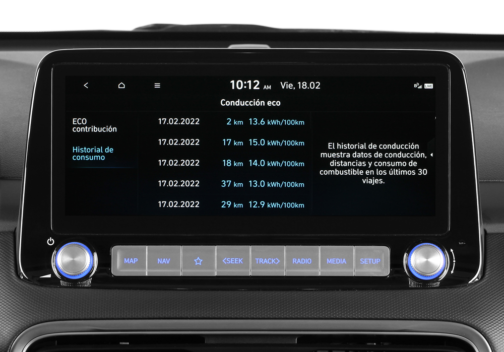 Hyundai Kona EV 150 kW Style Sky. Entre los mejores 17 Motor16 Hyundai Kona EV 150KW Style Sky. 2022 1819 013 Motor16