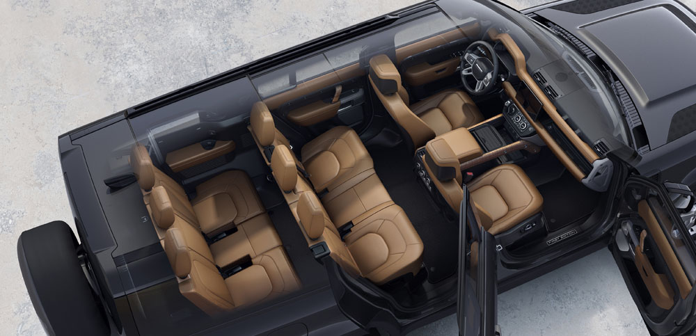 Land Rover Defender 130, un minibus offroad 1 Motor16 Interior del Land Rover 130.