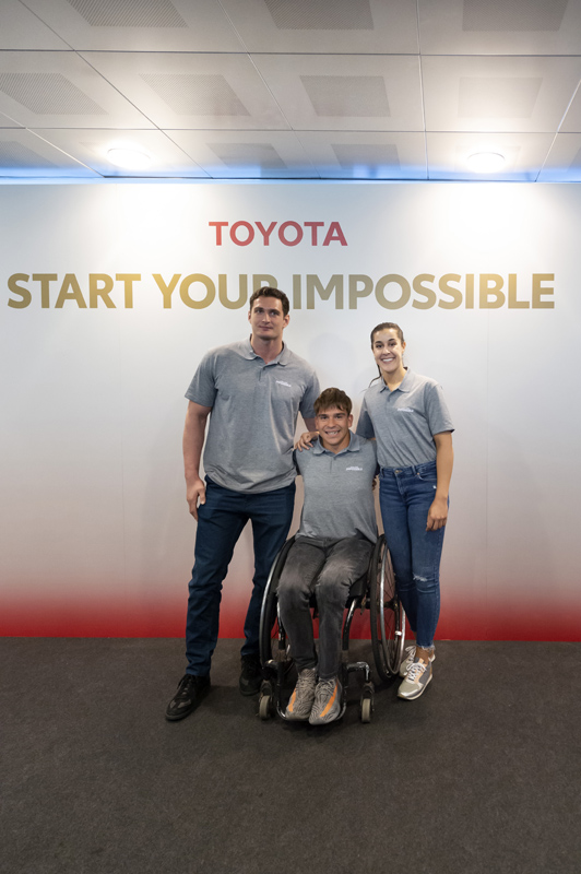 Carolina Marín, Niko Shera, Eva Moral y Martín de la Puente siguen en el equipo Toyota 4 Motor16 Presentacion equipo Toyota 2022 24 Motor16