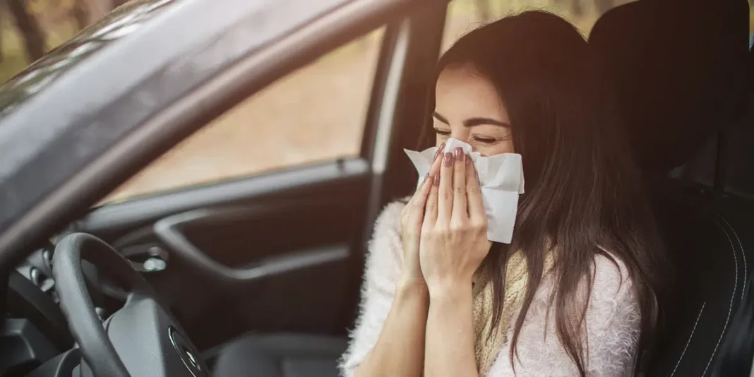 El peligro al que te expones al conducir con alergia