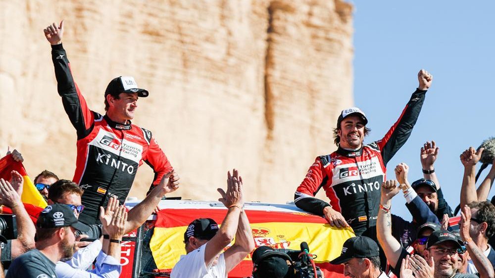 alonso en el dakar