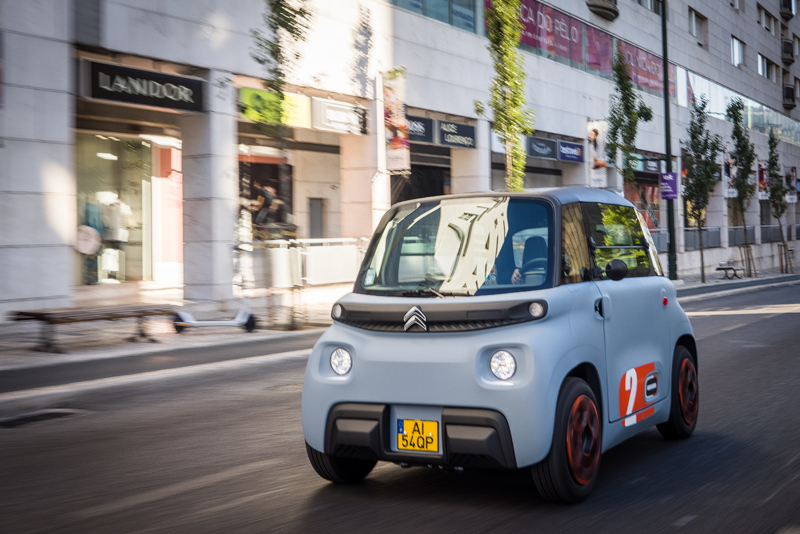 Hay eléctricos de todos los tamaños. Este es el Citroën Ami.