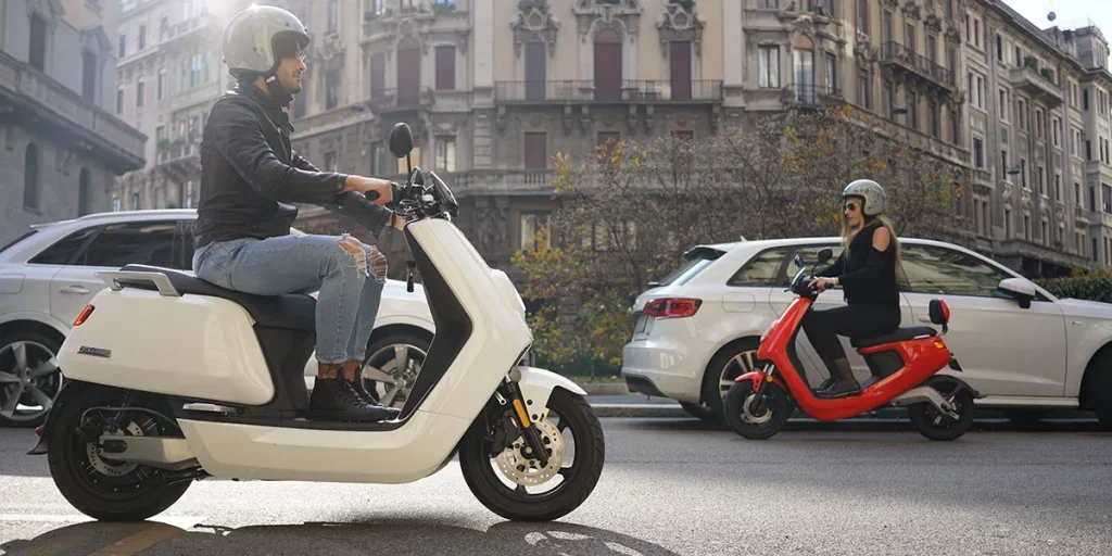 Extensa autonomía de la moto eléctrica 