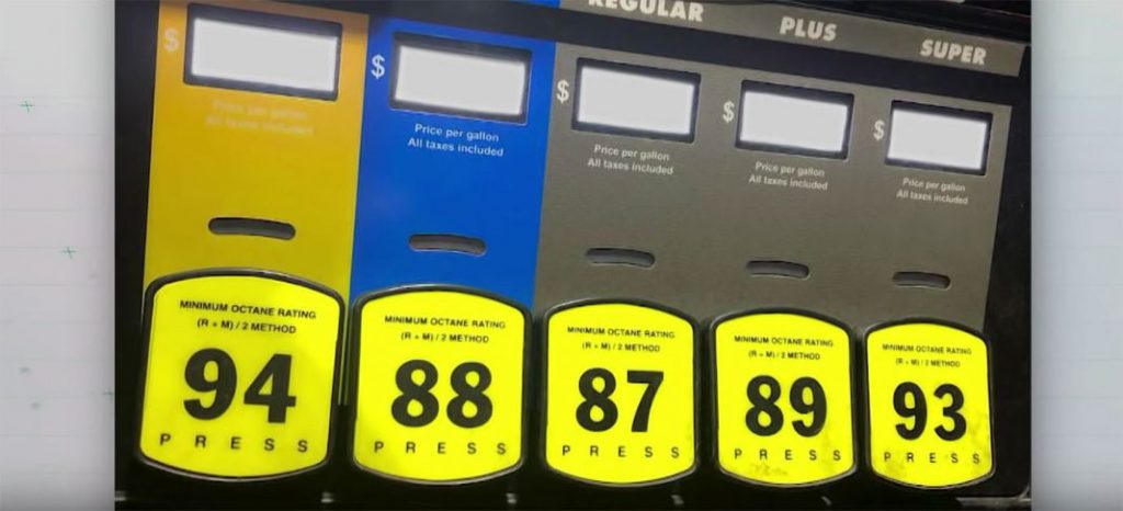 Usar combustible de mayor octanaje
