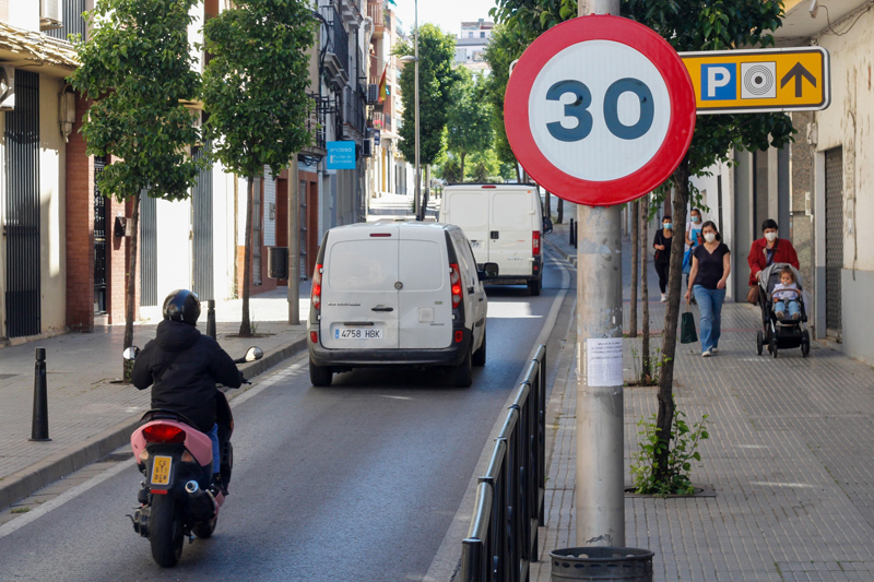 La velocidad debe ser la adecuada a cada vía