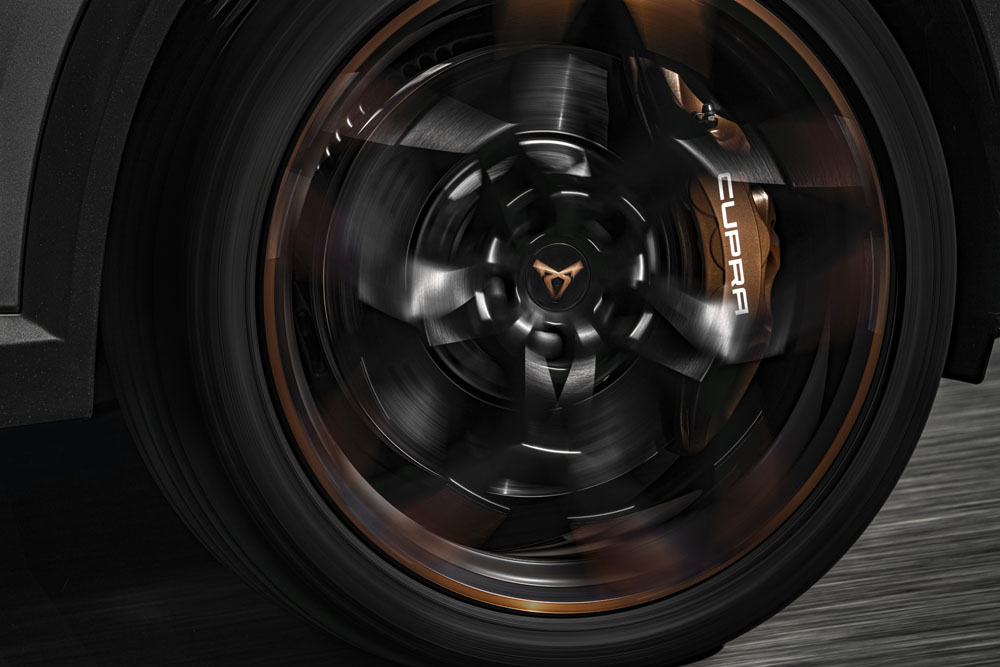 Cupra Formentor VZ5. Imagen detalle llanta.