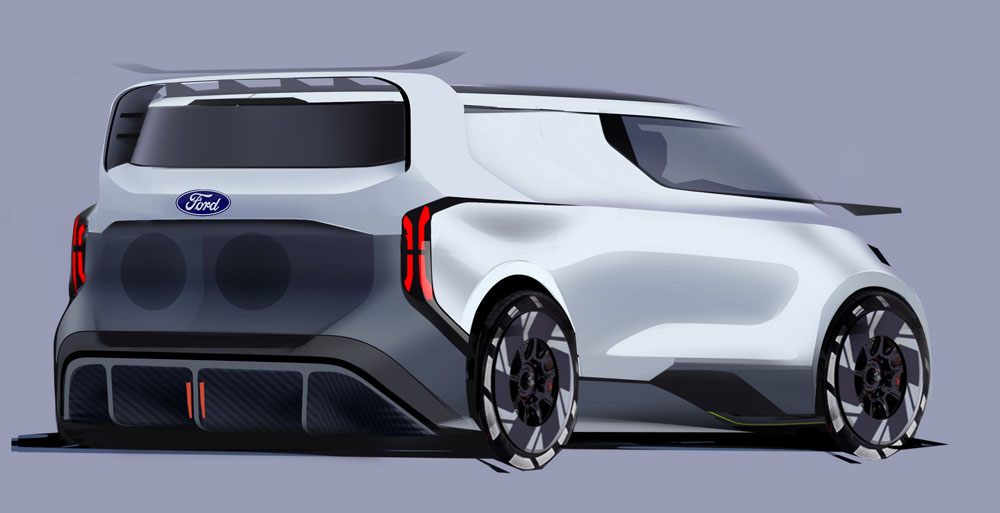 Absolutamente demencial. Este Ford Pro SuperVan tiene 2.000 electrizantes caballos 37 Motor16 2022 FORD E TRANSIT SUPERVAN 39 Motor16
