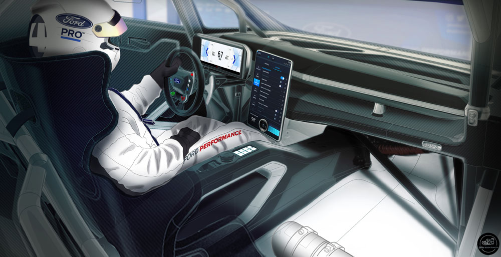 Absolutamente demencial. Este Ford Pro SuperVan tiene 2.000 electrizantes caballos 38 Motor16 2022 FORD E TRANSIT SUPERVAN 40 Motor16
