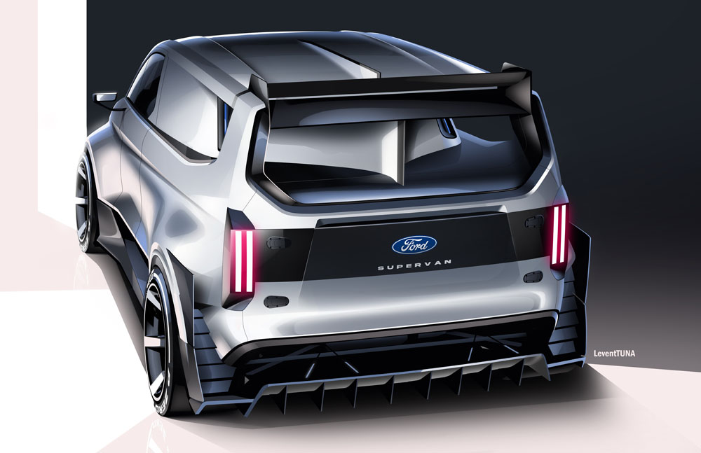 Absolutamente demencial. Este Ford Pro SuperVan tiene 2.000 electrizantes caballos 44 Motor16 2022 FORD E TRANSIT SUPERVAN 46 Motor16