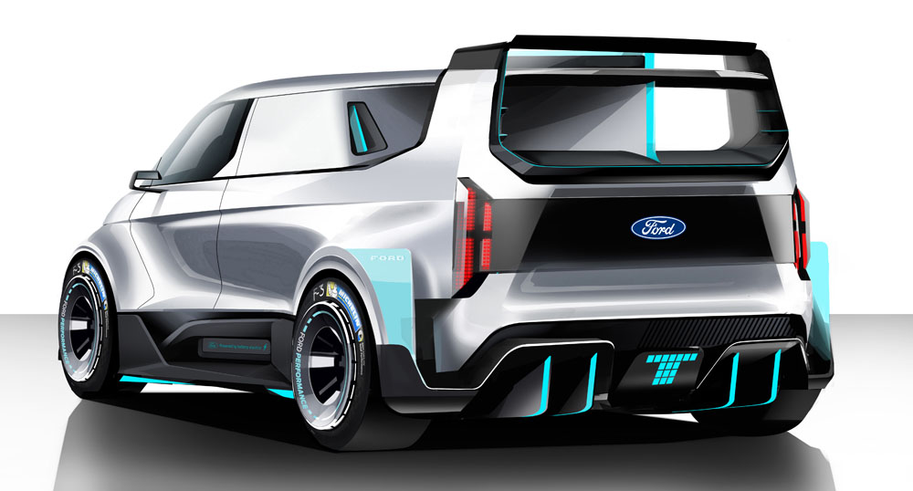 Absolutamente demencial. Este Ford Pro SuperVan tiene 2.000 electrizantes caballos 45 Motor16 2022 FORD E TRANSIT SUPERVAN 47 Motor16