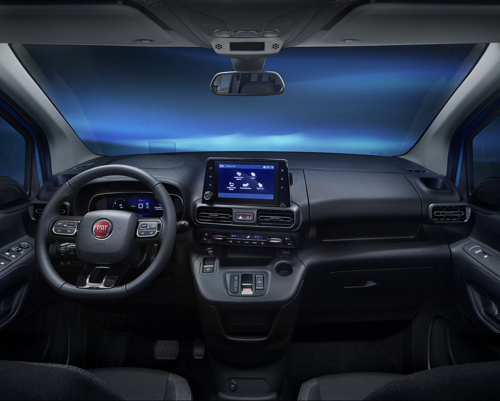 El quinto multiusos de Stellantis corre por cuenta de Fiat 3 Motor16 Fiat E-Doblò imagen interior