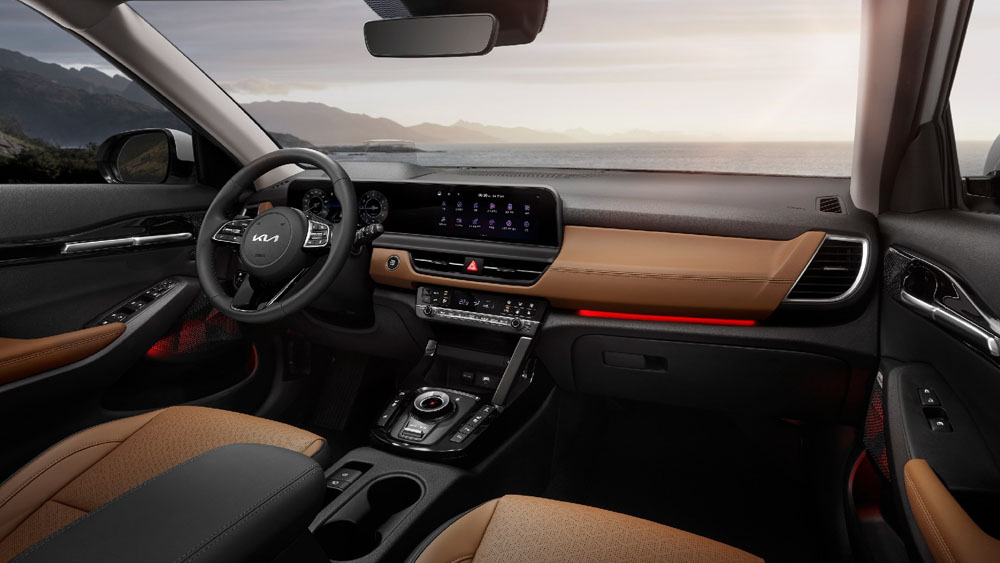Kia Seltos 2023. Imagen interior.