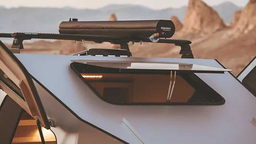 Polydrop crea la caravana perfecta para tu Tesla 16 Motor16 2022 polydrop teardrop camper 2 Motor16