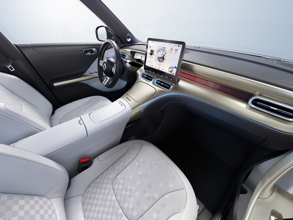 Smart #1. Imagen interior.