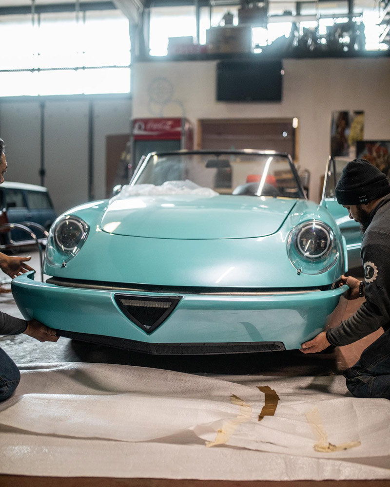 El Alfa Romeo Spider se apunta a la moda de los restomod 9 Motor16 Alfa Spider Garage Italia Customs restomod4 Motor16