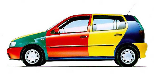 Coche colores